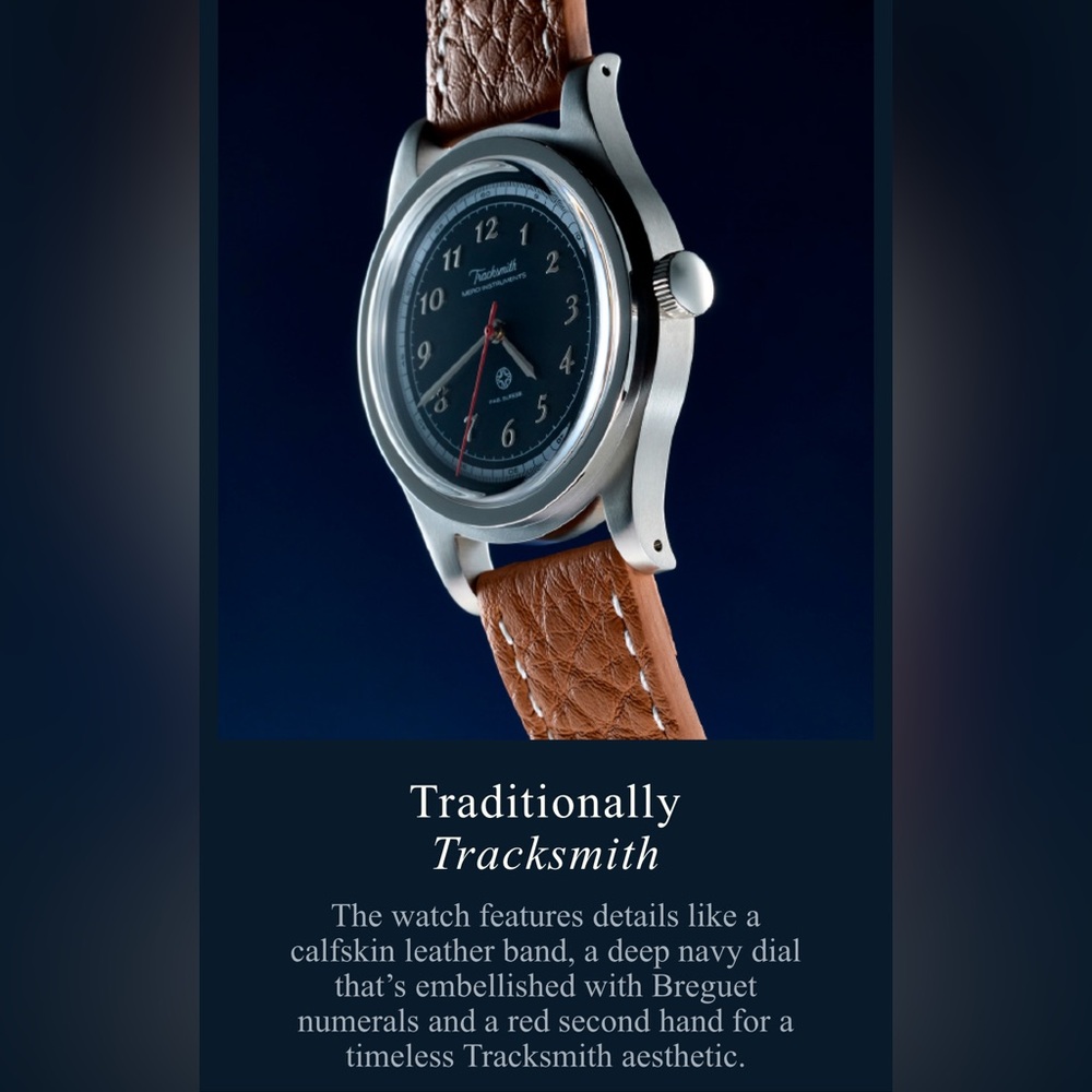 Tracksmith - Merci watch